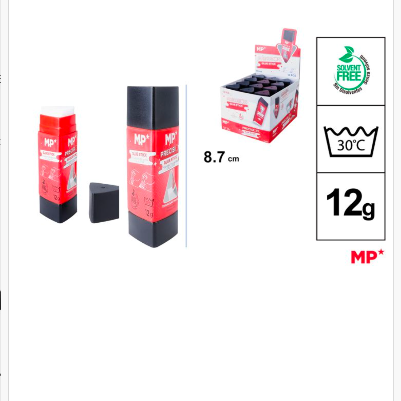 Pegamento de barra triangular 12g