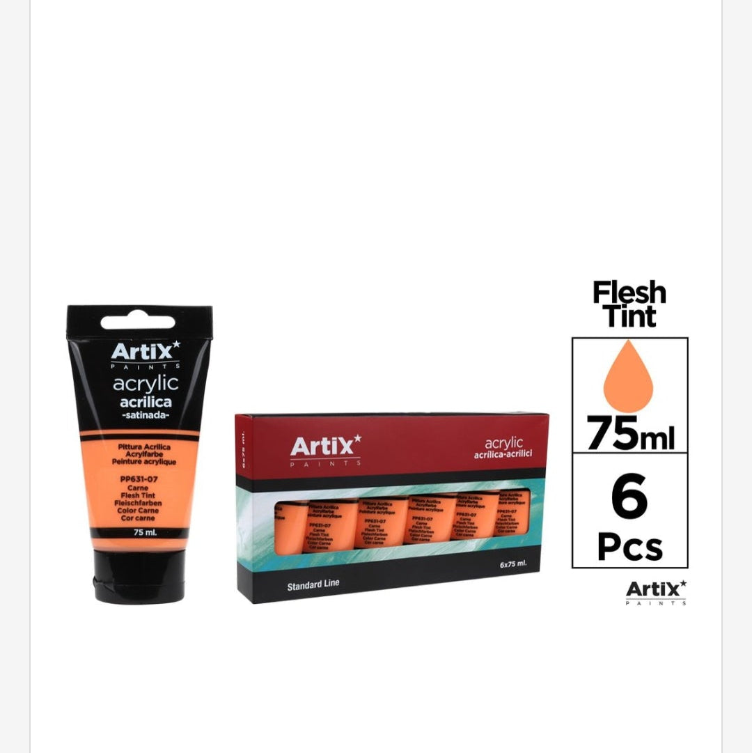 Pintura acrílica de colores 75ml (por unidad se vende)
