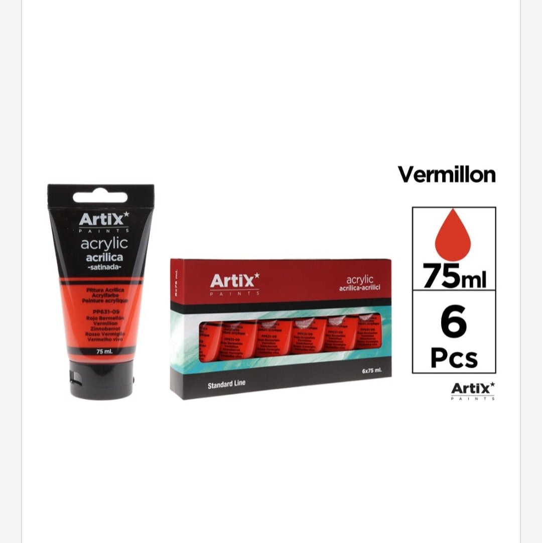 Pintura acrílica de colores 75ml (por unidad se vende)