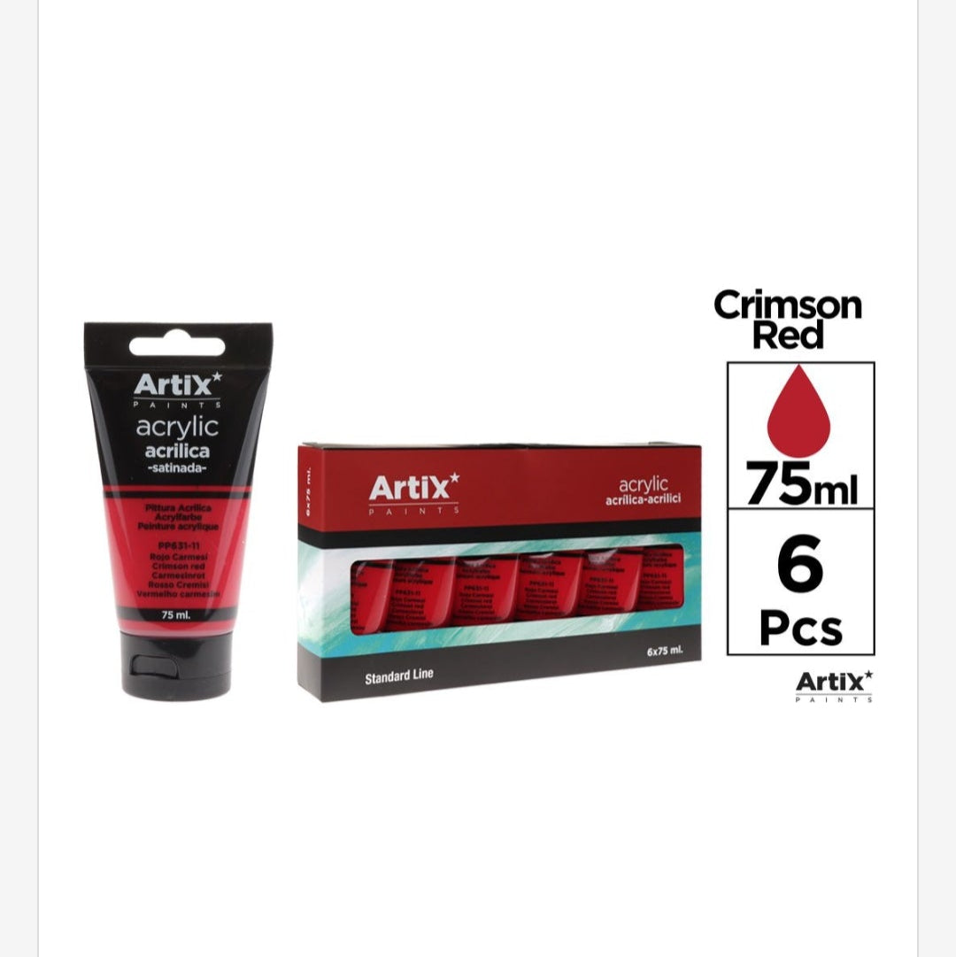 Pintura acrílica de colores 75ml (por unidad se vende)