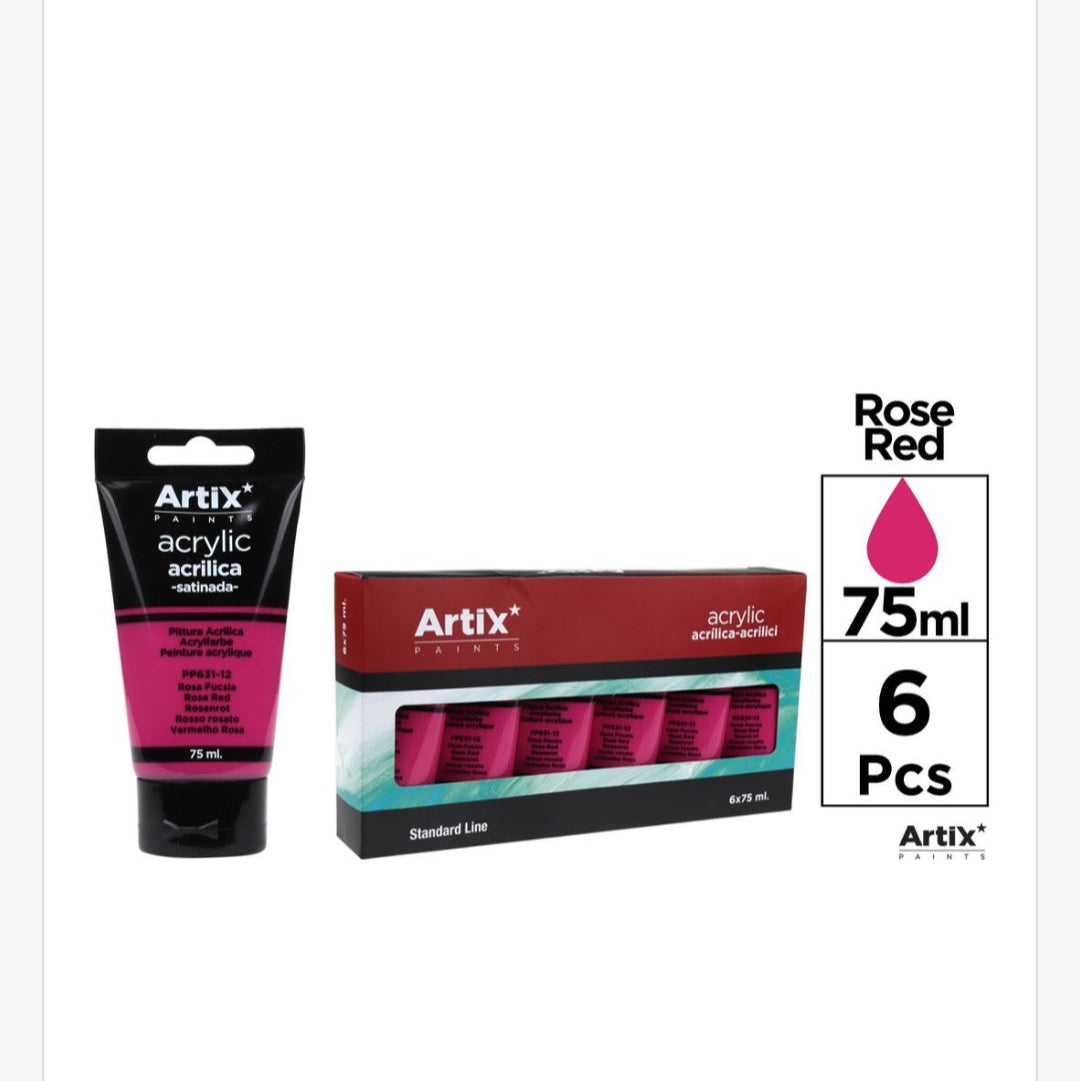 Pintura acrílica de colores 75ml (por unidad se vende)