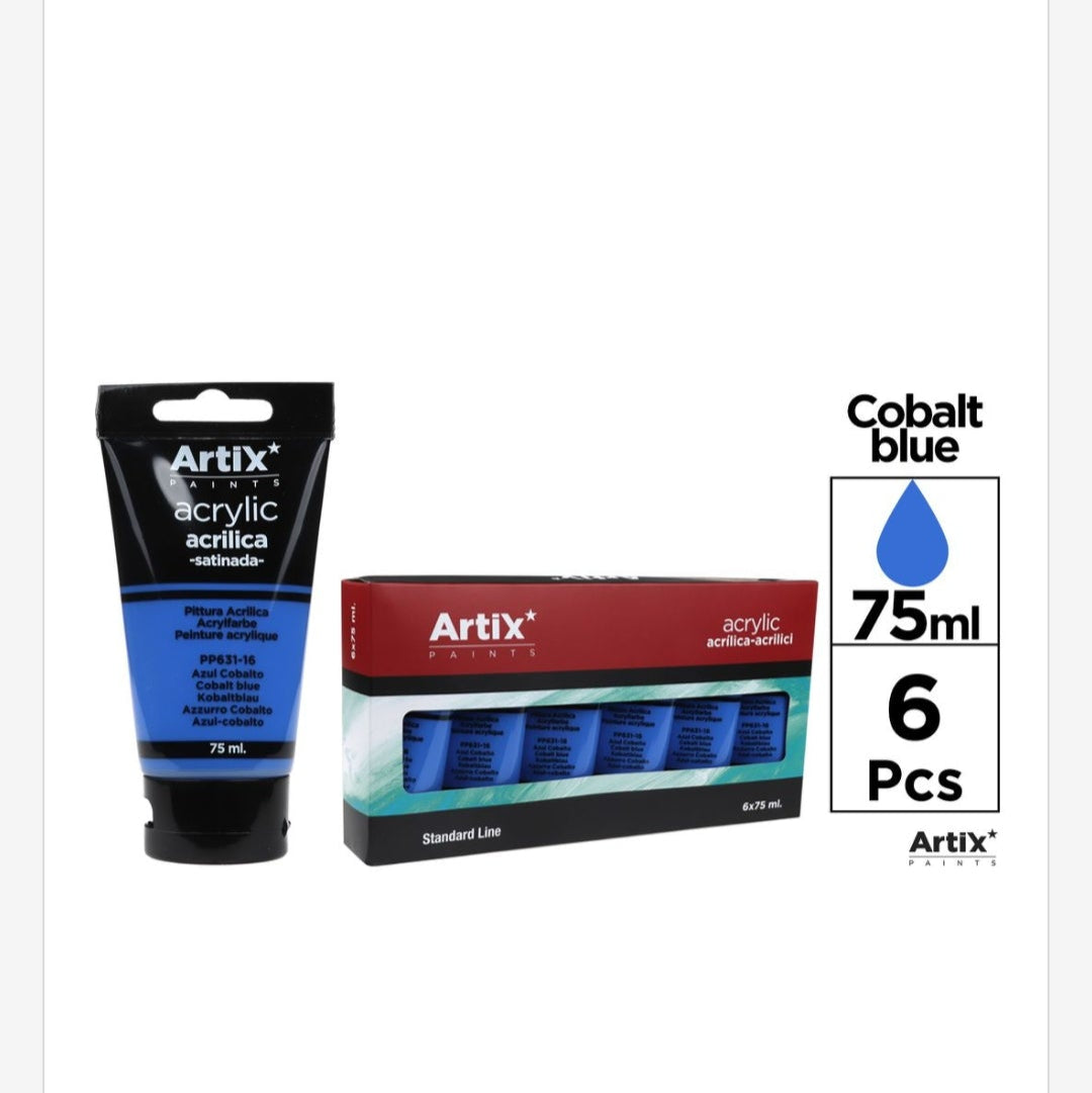 Pintura acrílica de colores 75ml (por unidad se vende)