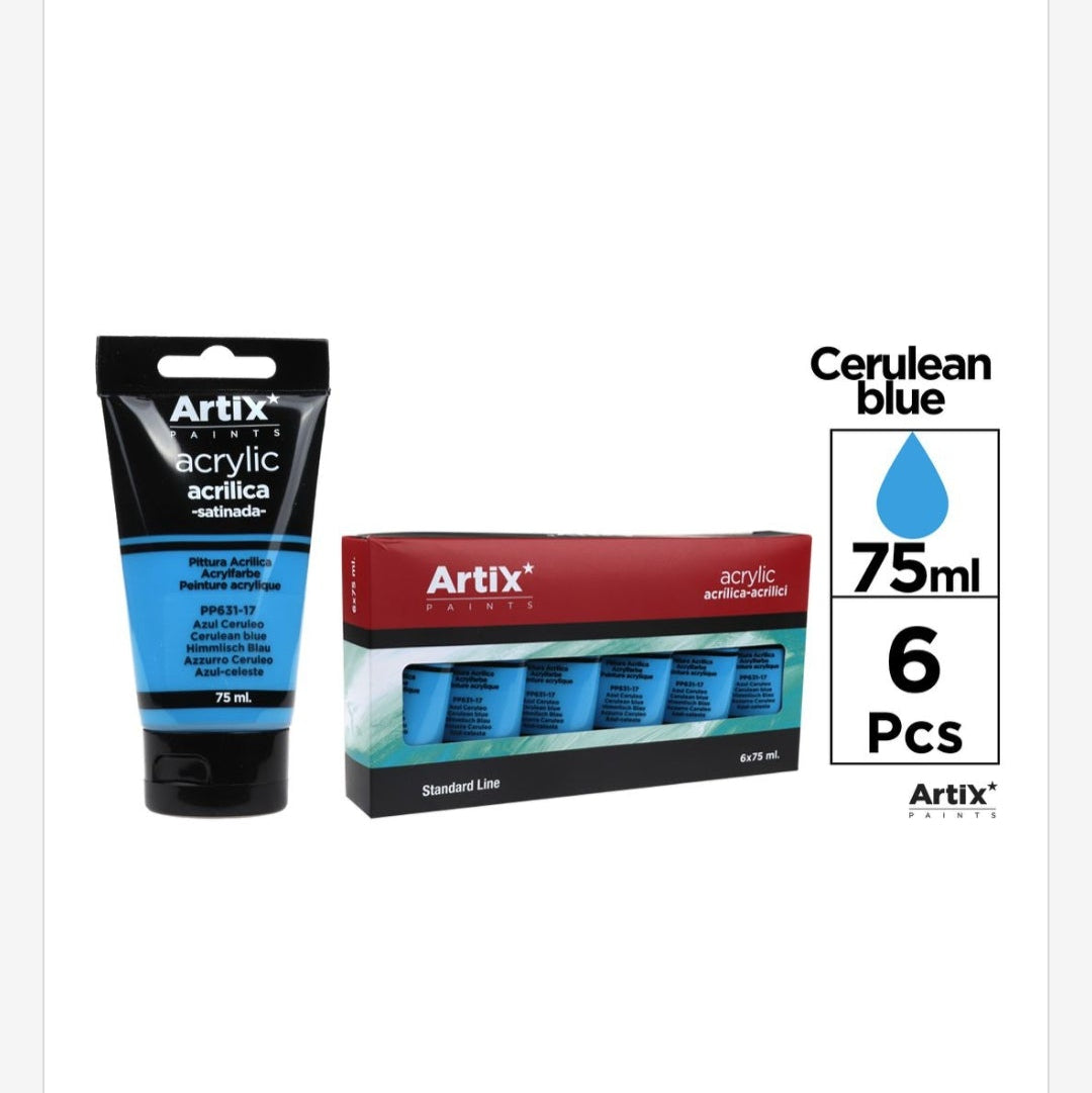 Pintura acrílica de colores 75ml (por unidad se vende)