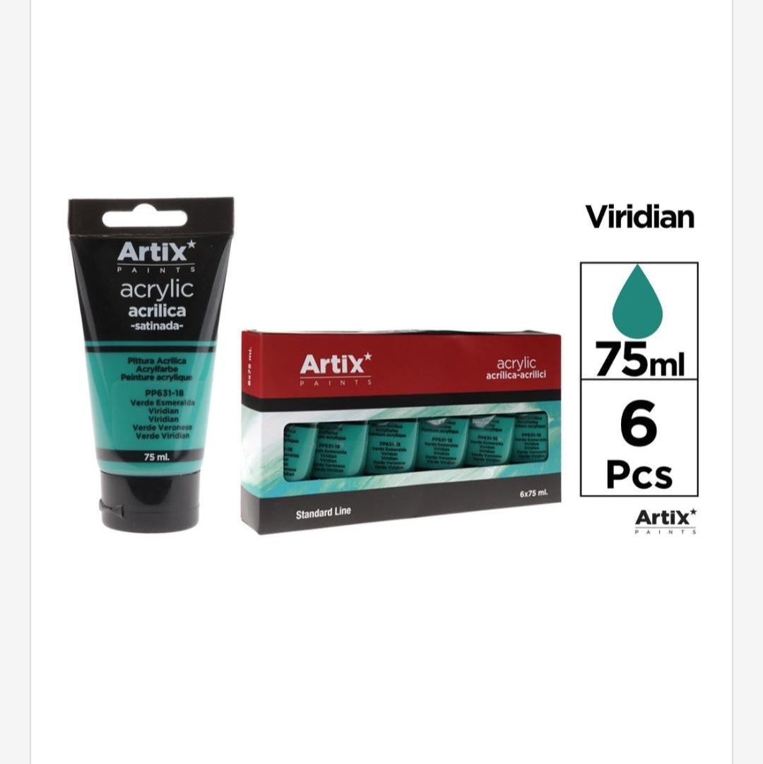 Pintura acrílica de colores 75ml (por unidad se vende)