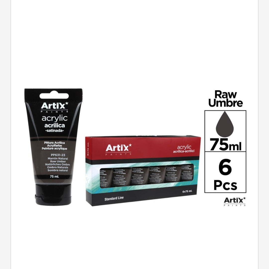Pintura acrílica de colores 75ml (por unidad se vende)