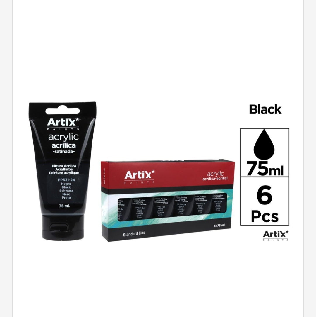 Pintura acrílica de colores 75ml (por unidad se vende)