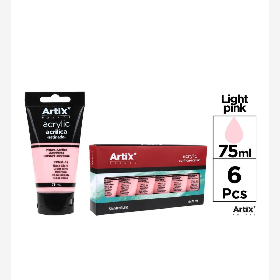 Pintura acrílica de colores 75ml (por unidad se vende)