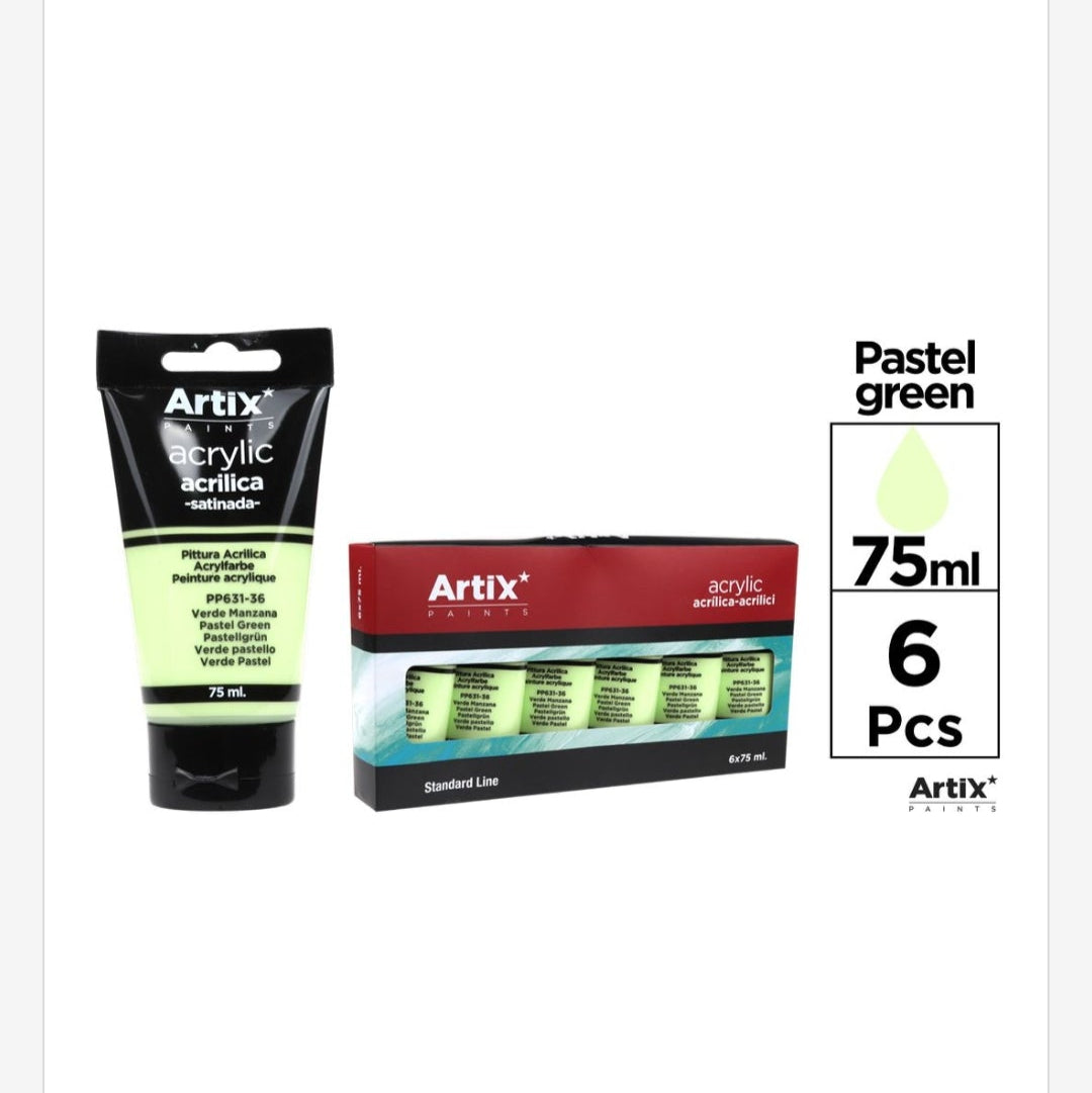 Pintura acrílica de colores 75ml (por unidad se vende)