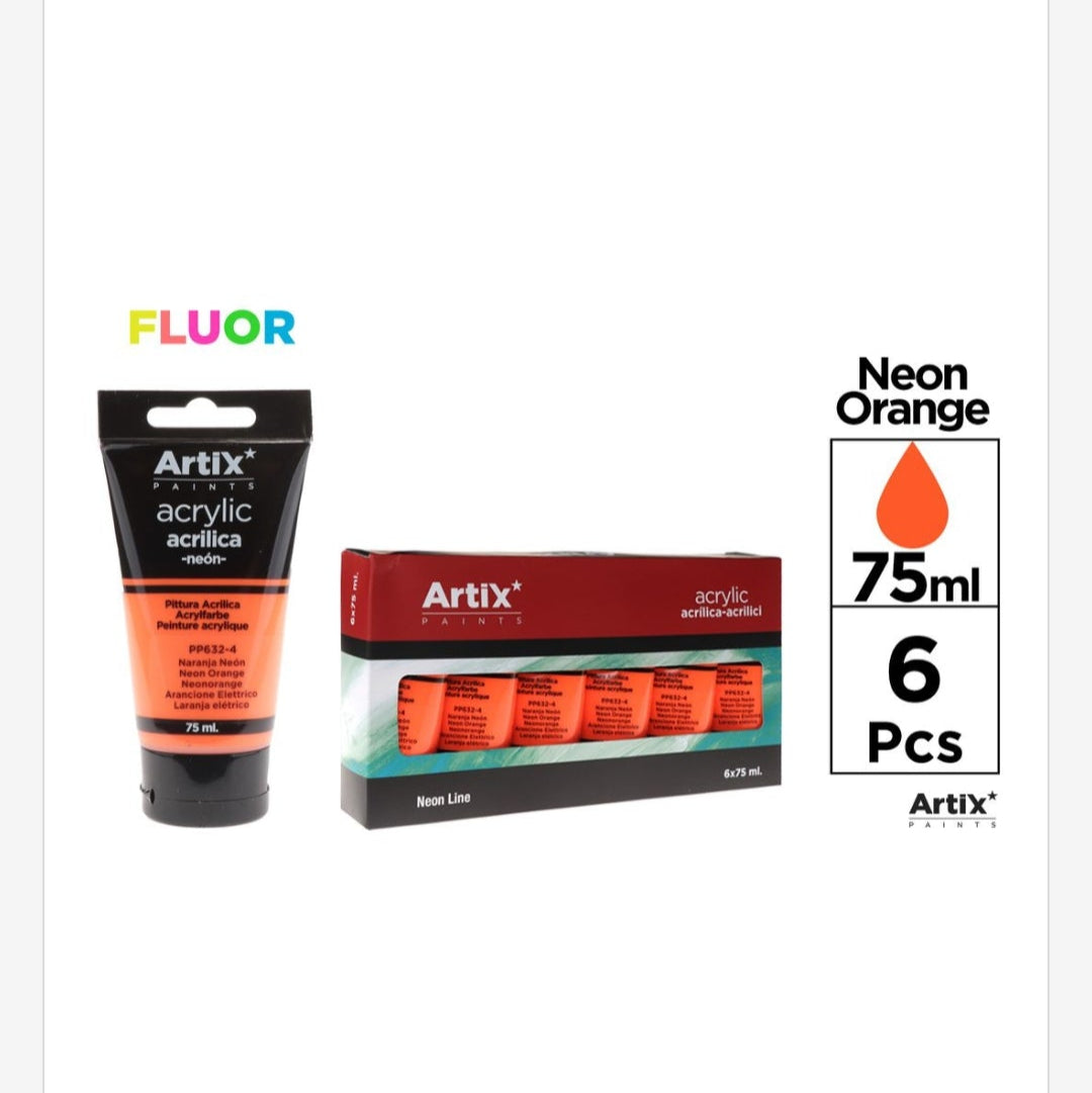 Pintura acrílica de colores 75ml (por unidad se vende)