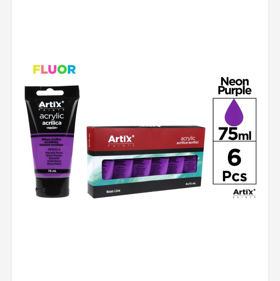 Pintura acrílica de colores 75ml (por unidad se vende)