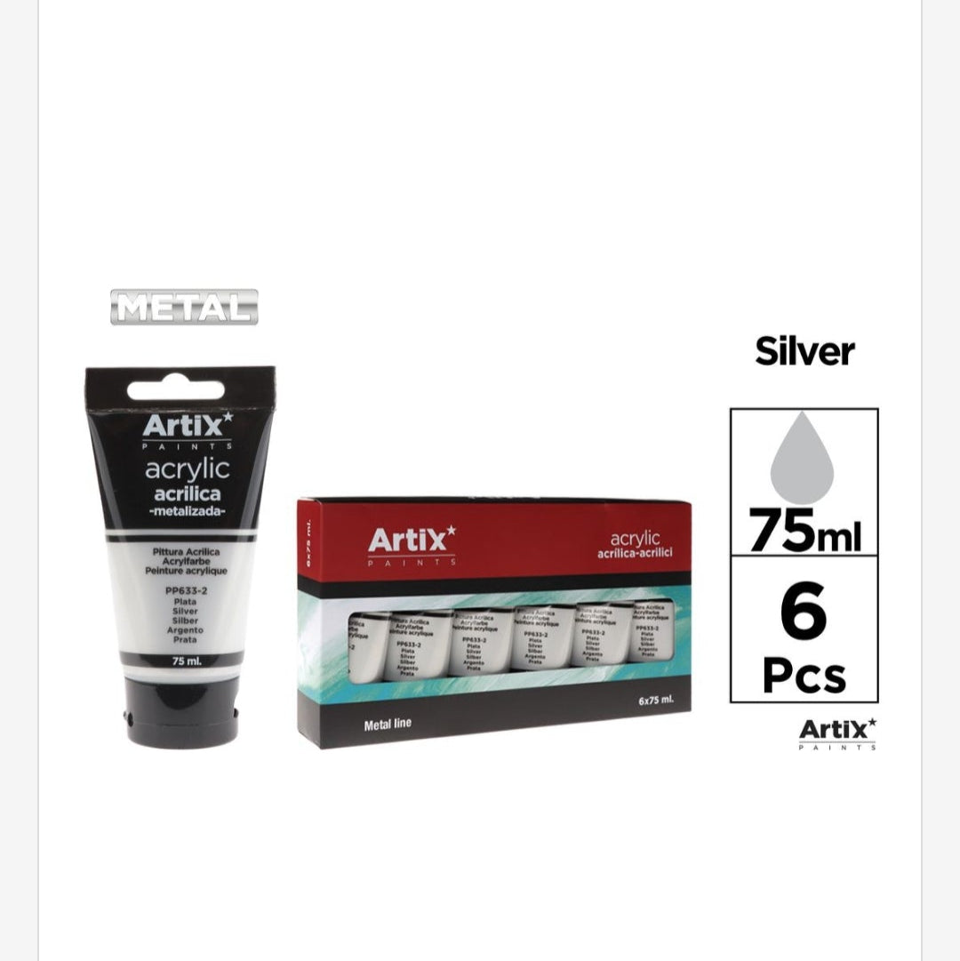 Pintura acrílica de colores 75ml (por unidad se vende)