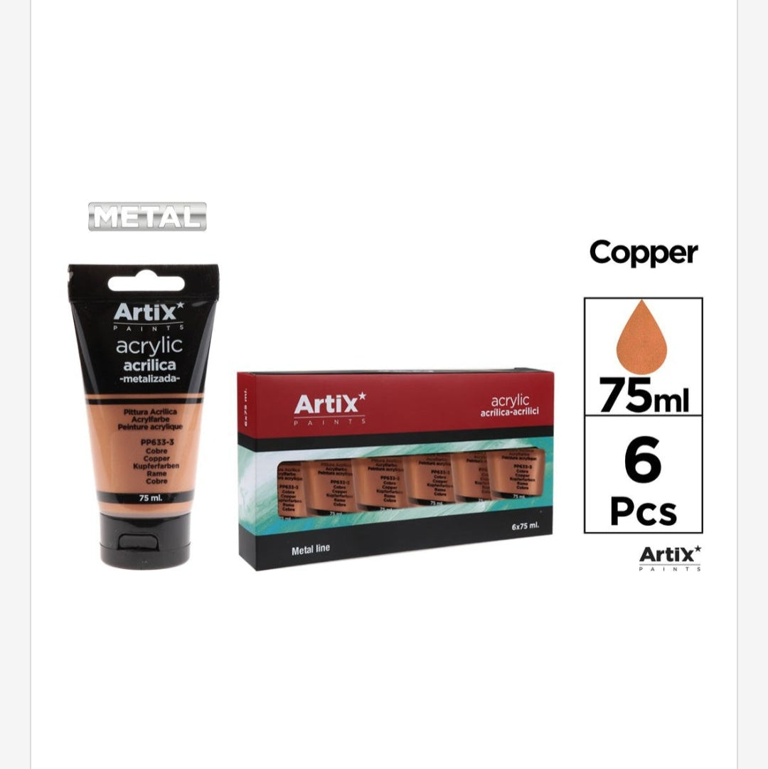 Pintura acrílica de colores 75ml (por unidad se vende)