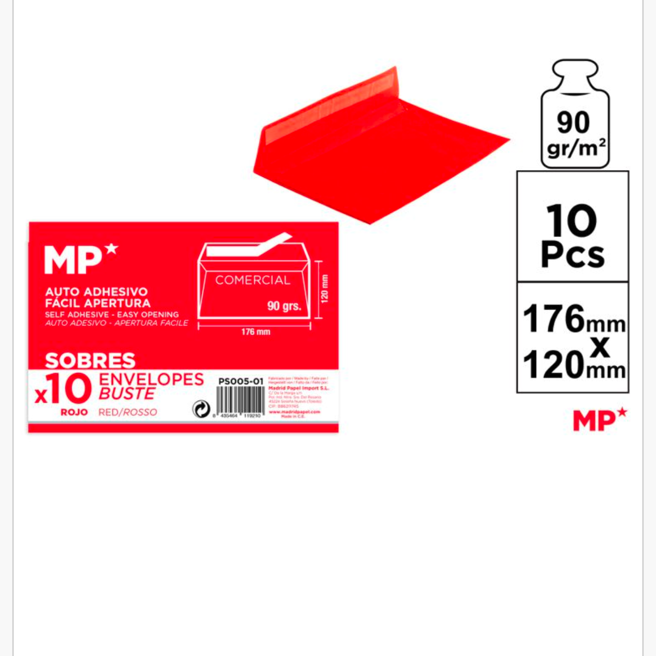 Red envelope 176*120mm
