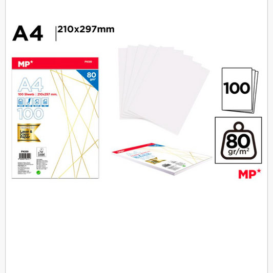 Papel A4 100 hojas 100gramos