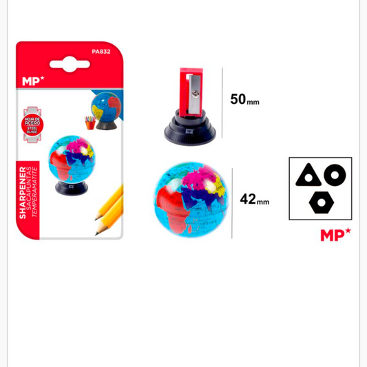 Sacapuntas Globo de mapa