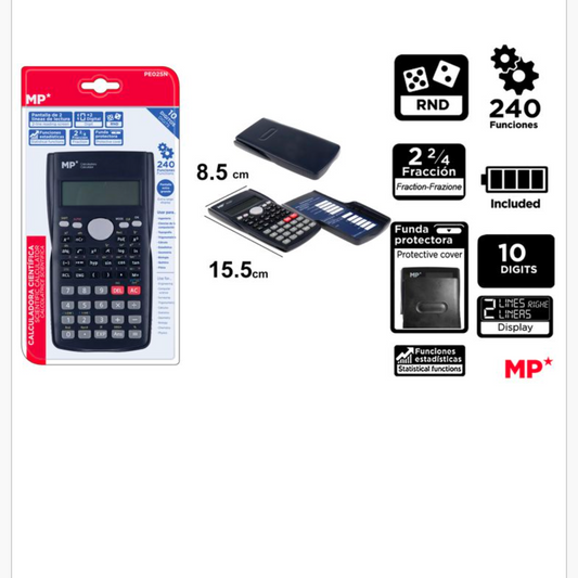 Calculadora científica negra
