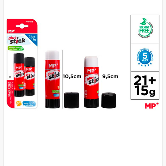 Pegamento de barra 21g + 15g