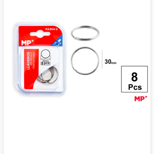 MP Llavero 30 mm – 8 uds