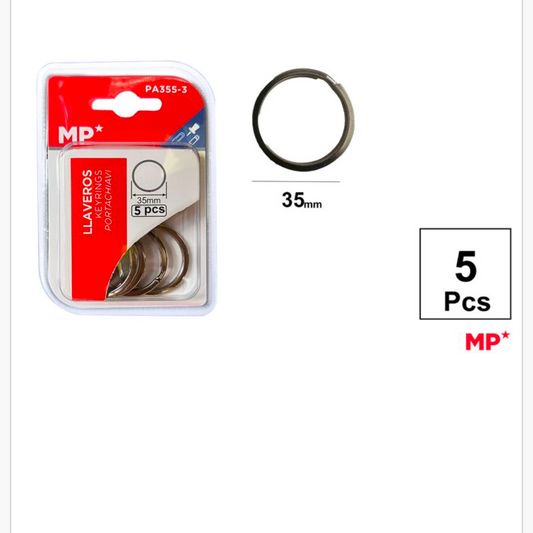 MP Llavero plano 35 mm – 5 uds