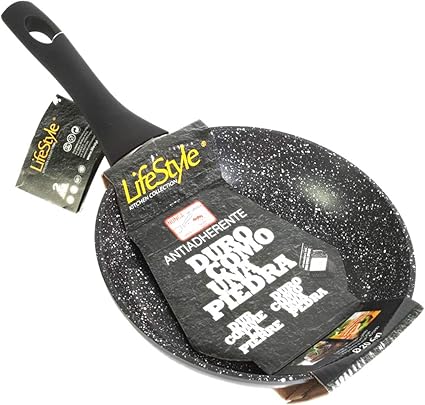 SARTÉN ALUMINIO FORJADO ANTIADHERENTE PIEDRA 30 cm