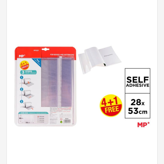 Forro para libros 28*53cm pack de 5uds
