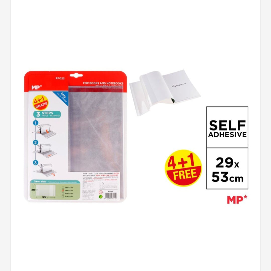 Forro para libros 29*53cm pack de 5uds