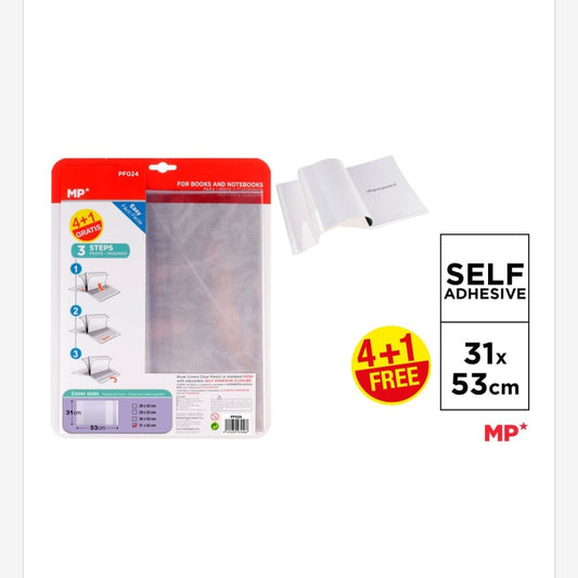 Forro para libros 31*53cm pack de 5uds