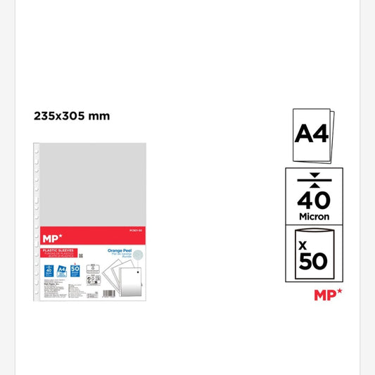 Fundas para folios 50 unidades A4