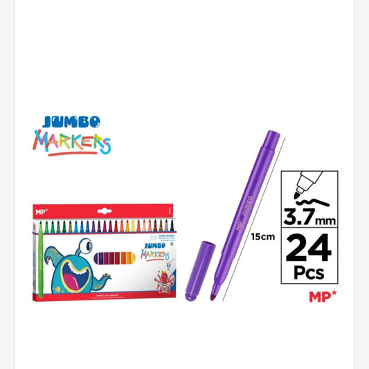 Rotuladores JUMBO 24 uds