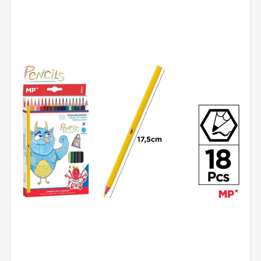 Lápices de colores 18 uds
