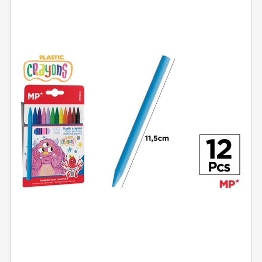 Cera plástica KIDS 12 uds
