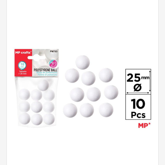 Esferas de poliestireno 2.5mm