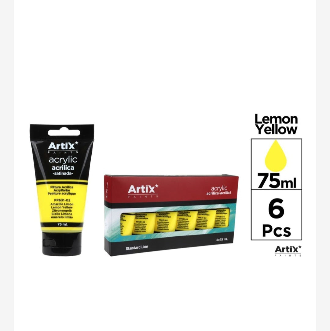 Pintura acrílica de colores 75ml (por unidad se vende)