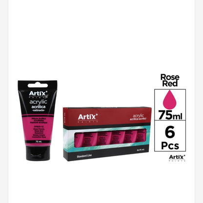 Pintura acrílica de colores 75ml (por unidad se vende)