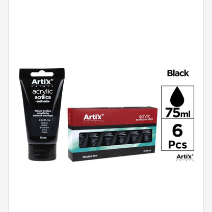 Pintura acrílica de colores 75ml (por unidad se vende)