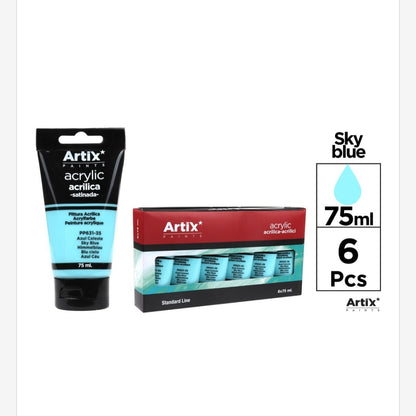 Pintura acrílica de colores 75ml (por unidad se vende)