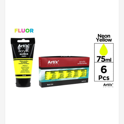 Pintura acrílica de colores 75ml (por unidad se vende)