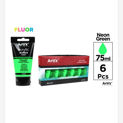 Pintura acrílica de colores 75ml (por unidad se vende)