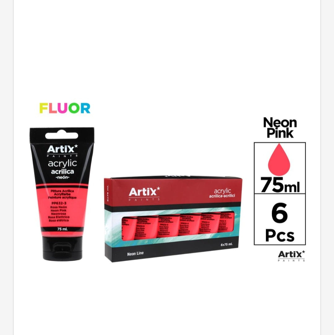 Pintura acrílica de colores 75ml (por unidad se vende)