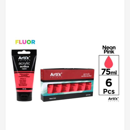 Pintura acrílica de colores 75ml (por unidad se vende)