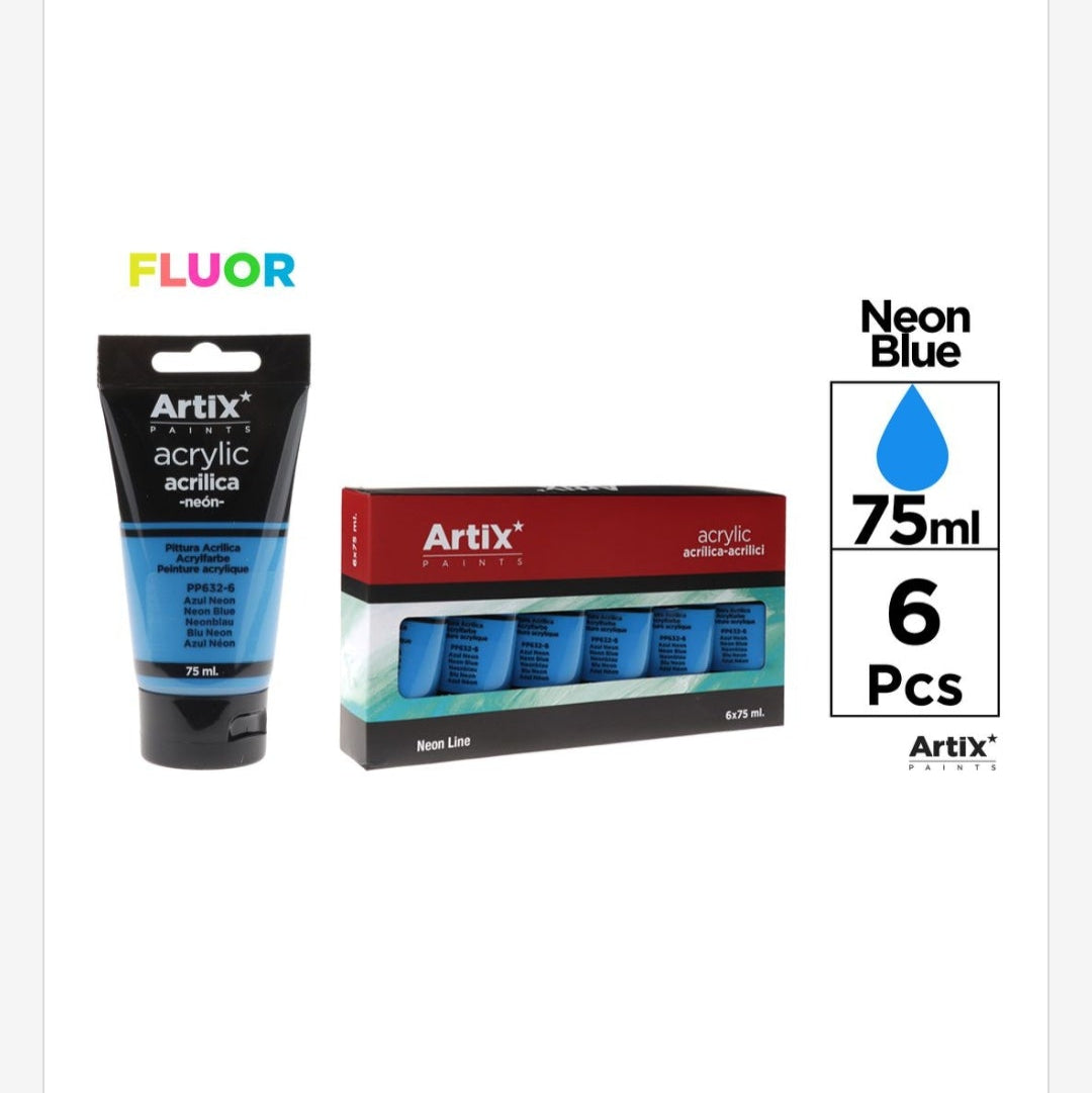 Pintura acrílica de colores 75ml (por unidad se vende)